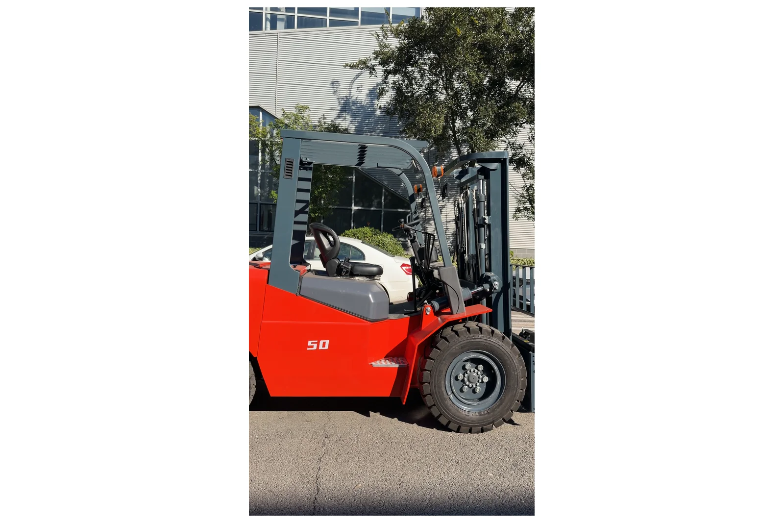 CPC(D)50 5 t diesel forklift — detail photograph